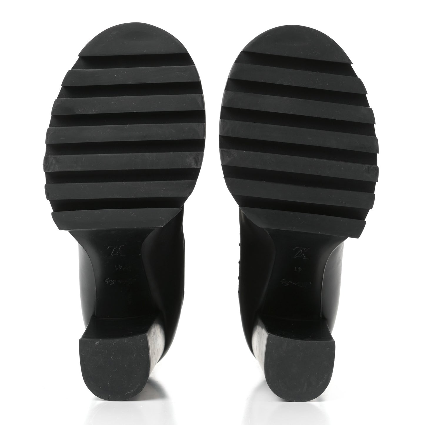 Calfskin Rockabilly Chelsea Ankle Boots 41 Black