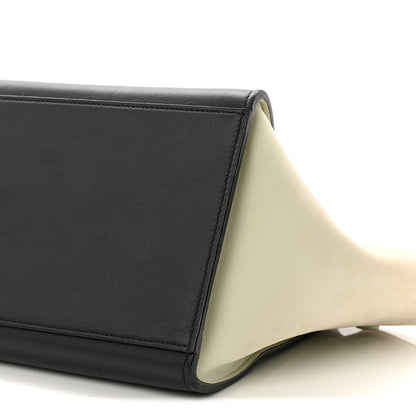 Celine Bullhide Calfskin Nubuck Small Tri-Color Trapeze Bright Red 9 of 11