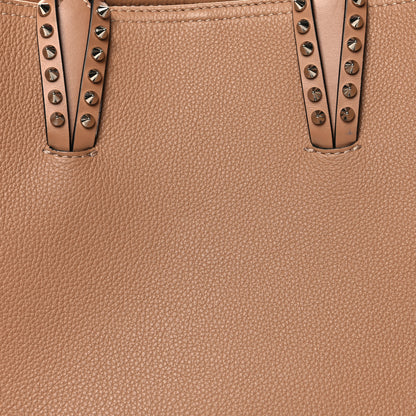 Christian Louboutin Calfskin Spikes East West Cabata Tote Nude 8 of 10