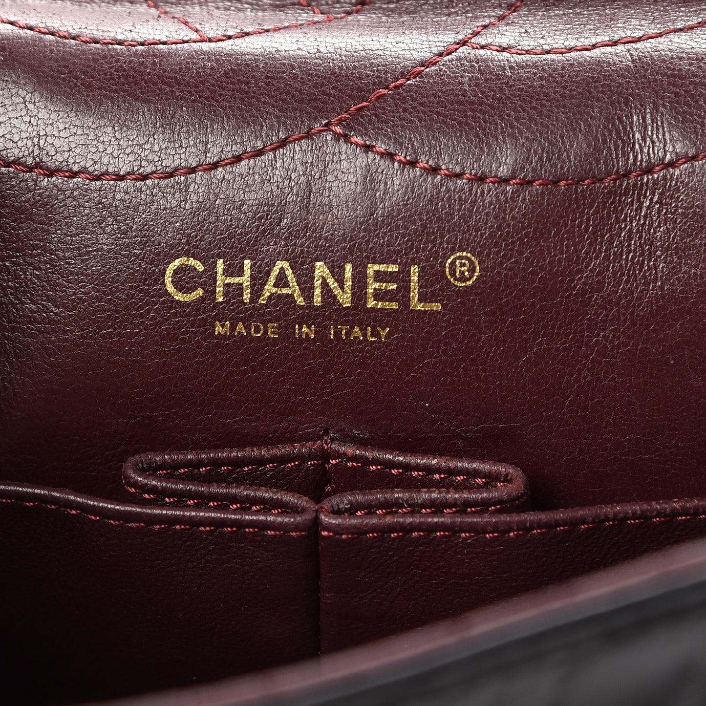 Aged Calfskin Quilted 2.55 Reissue 227 Flap Black