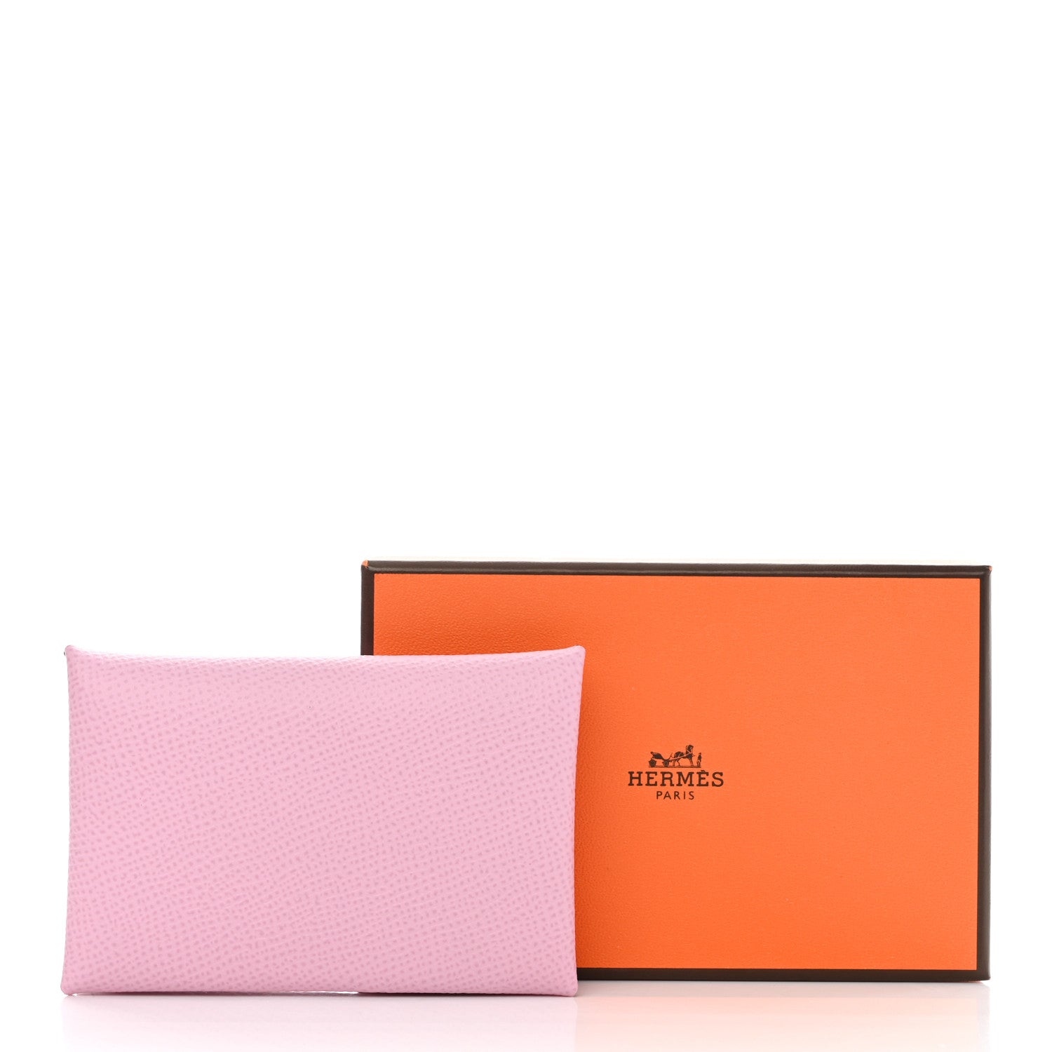 Hermes Epsom Horseshoe Calvi Card Case Mauve Sylvestre Craie 8 of 8