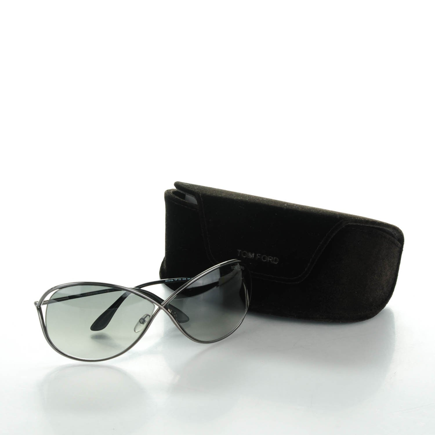 Tom Ford Miranda Crossover Sunglasses TF130 Gunmetal 6 of 6