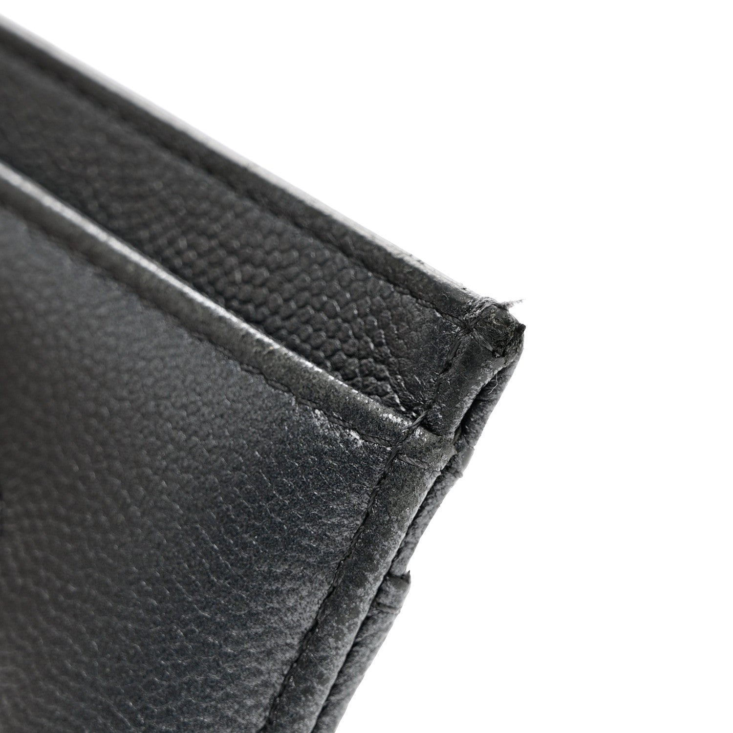 Chanel Metallic Caviar Quilted Maxi CC Card Holder Black 10 of 14