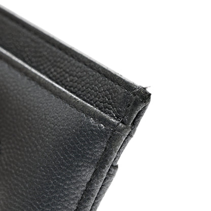 Chanel Metallic Caviar Quilted Maxi CC Card Holder Black 10 of 14