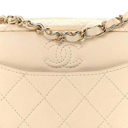 Chanel Caviar Quilted Mini Coco Tassel Camera Case White 7 of 15