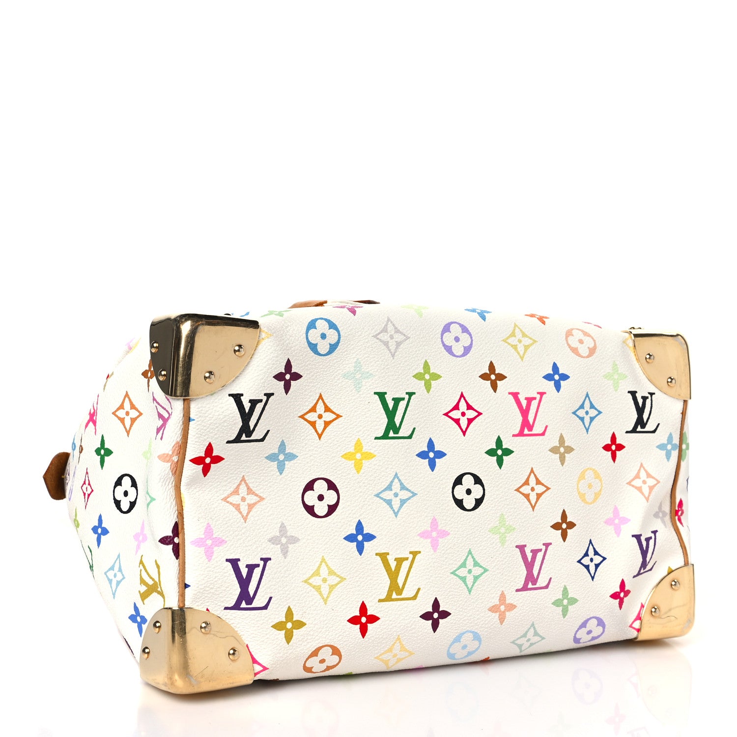 Louis Vuitton Monogram Multicolor Speedy 30 White 4 of 9