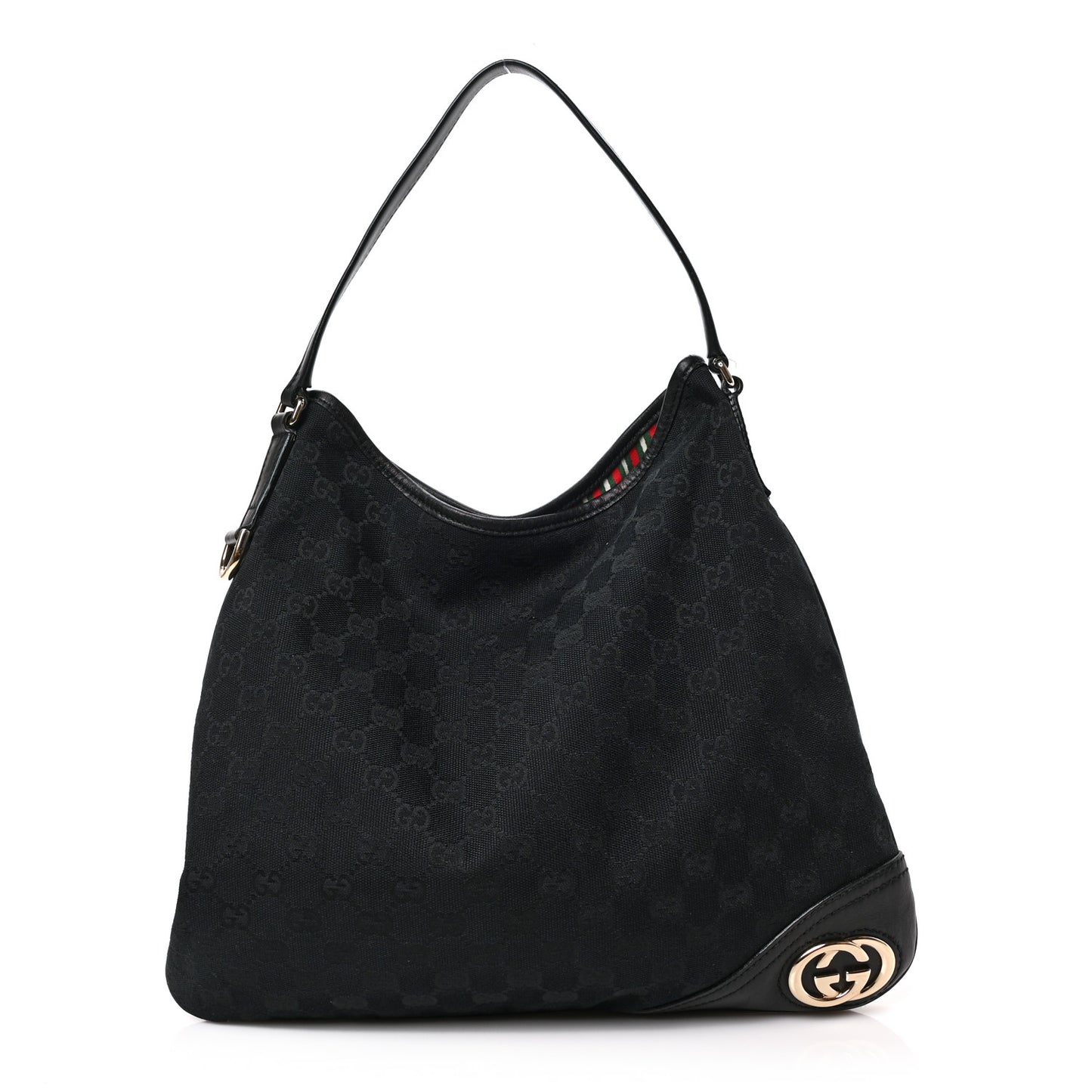 Monogram Medium New Britt Hobo Black