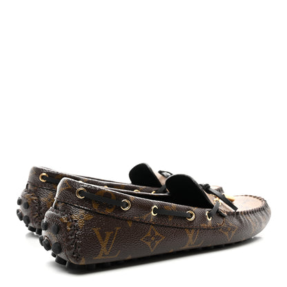 Louis Vuitton Patent Reverse Monogram Gloria Loafers 37 4 of 8