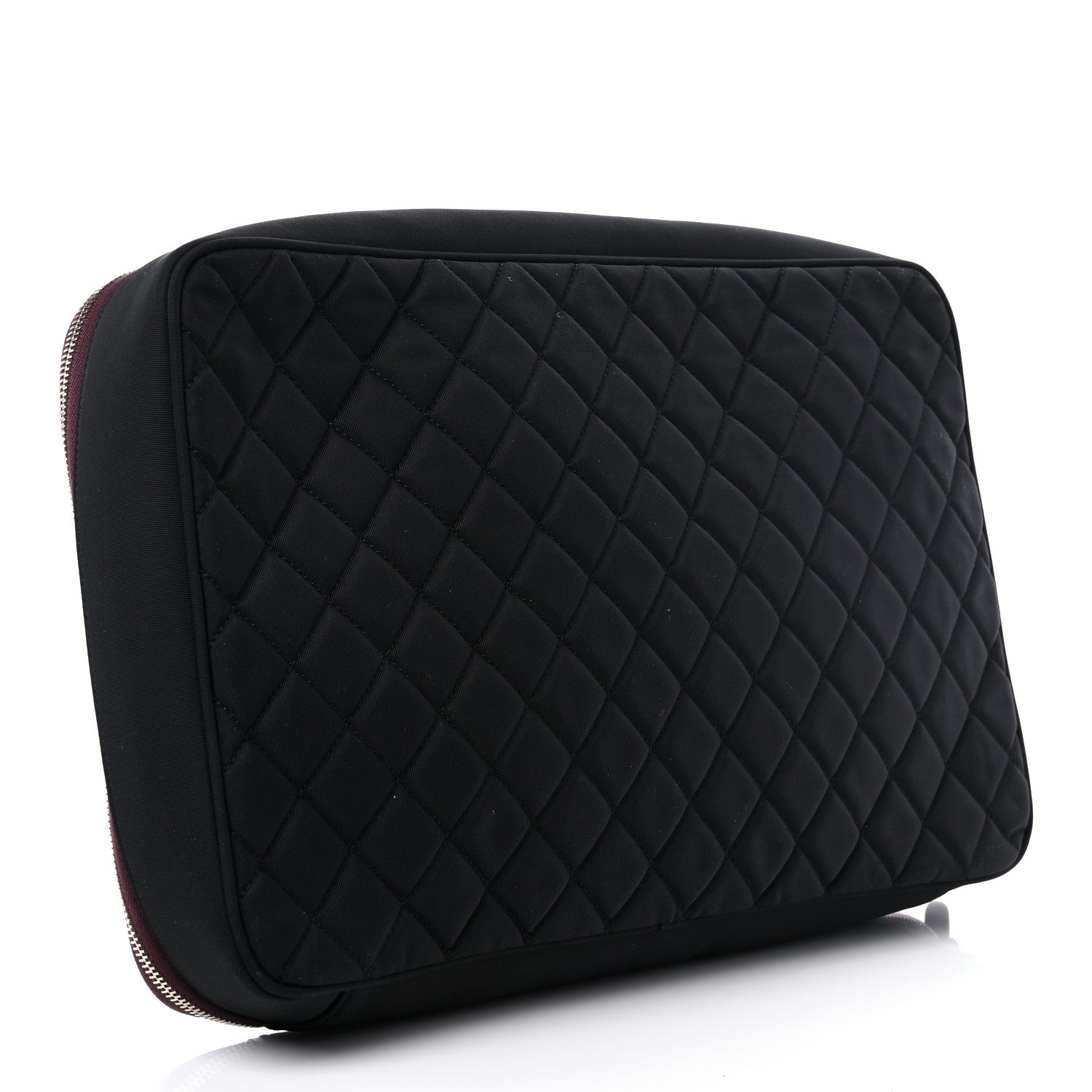 Chanel Nylon Quilted Laptop Case Black 3 of 12