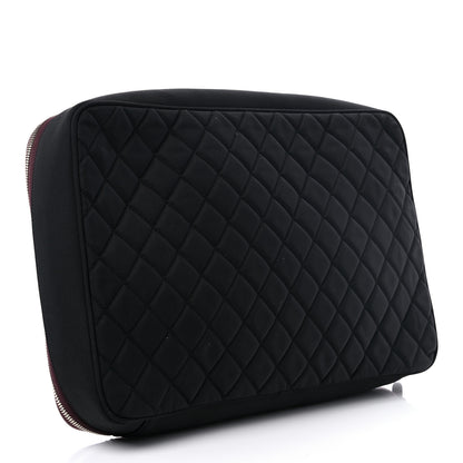 Chanel Nylon Quilted Laptop Case Black 3 of 12