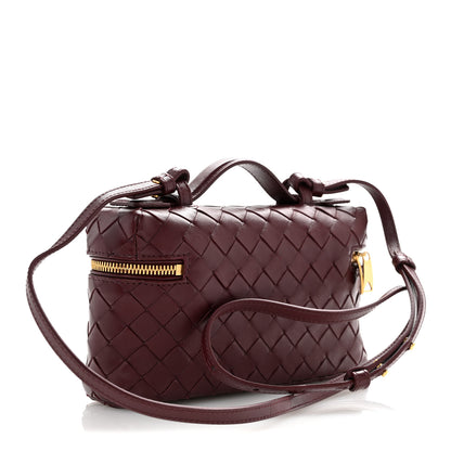 Bottega Veneta Nappa Intrecciato Bang Bang Vanity Case Barolo 3 of 12