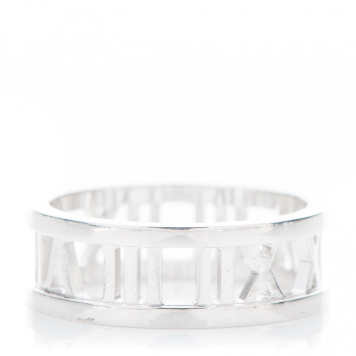 18K White Gold Atlas Open Ring 7.25