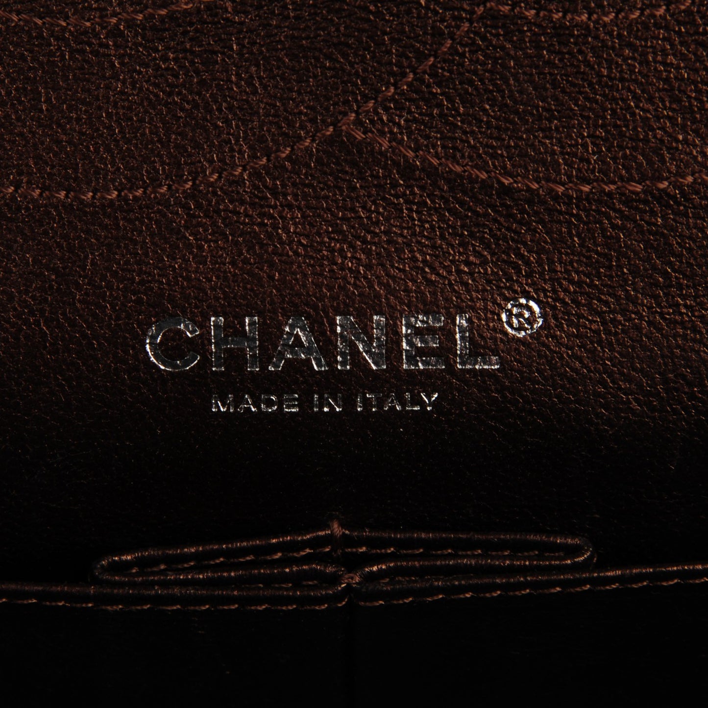 Metallic Aged Calfskin Quilted 2.55 Reissue 227 Flap Bronze