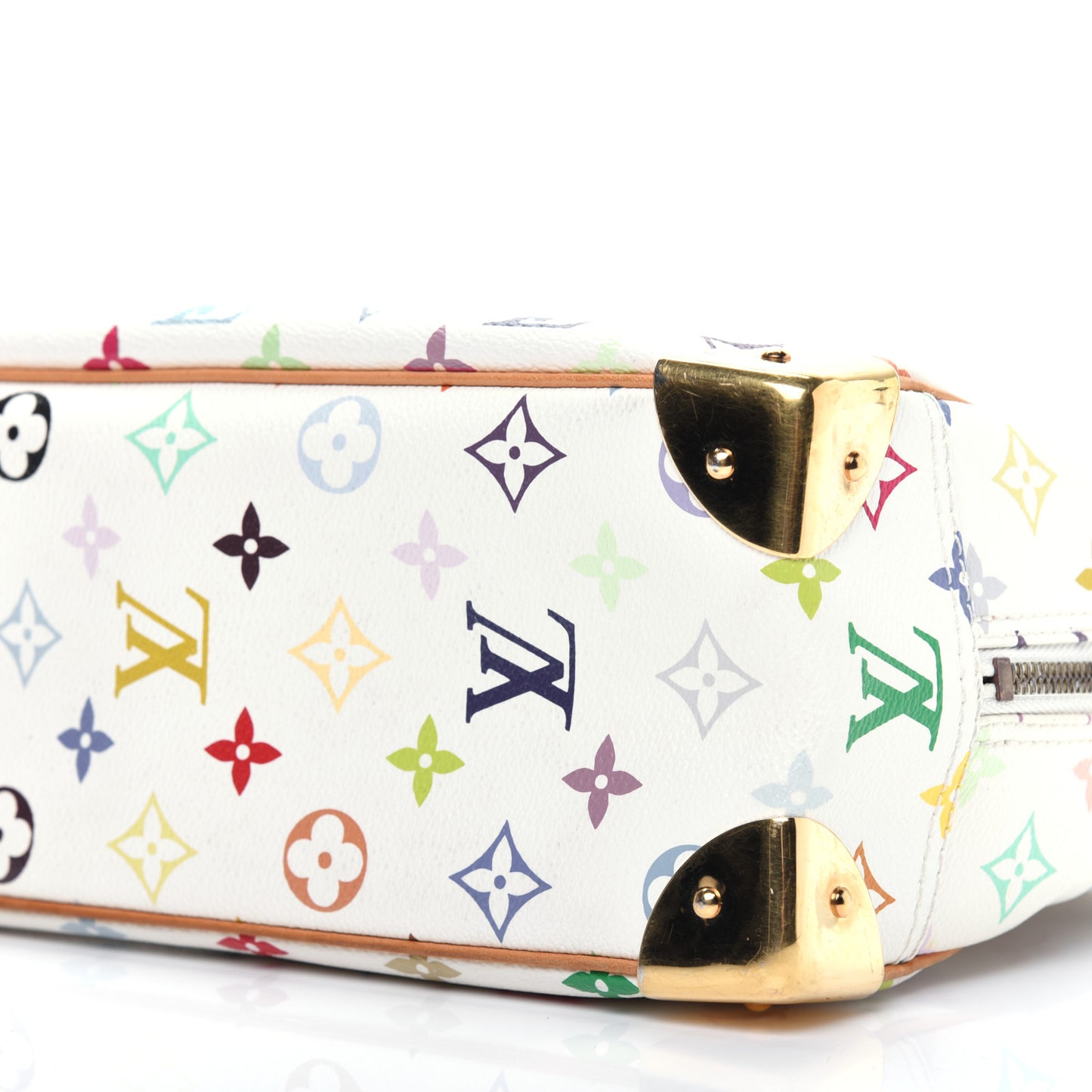 Monogram Multicolor Trouville White