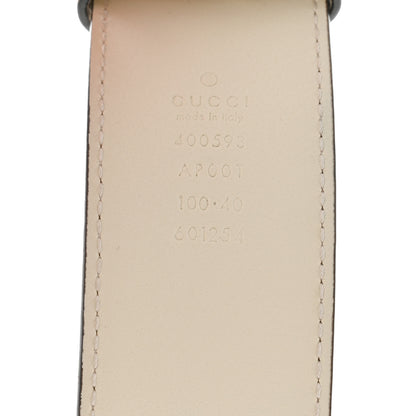 Gucci Calfskin Double G 40mm Belt 100 40 Mystic White 3 of 7
