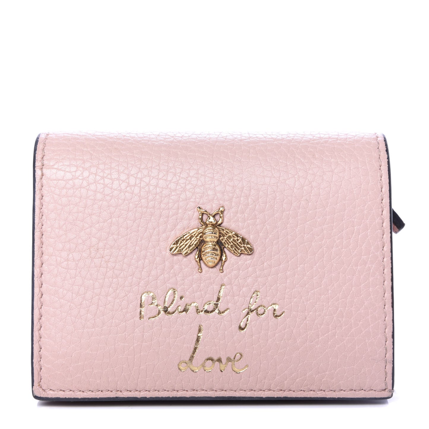 Cellarius Calfskin Blind for Love Animalier Card Case Perfect Pink
