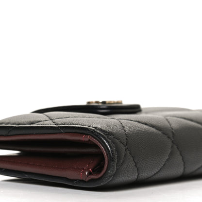 Chanel Lambskin Quilted Small Classic Wallet Black 7 of 8
