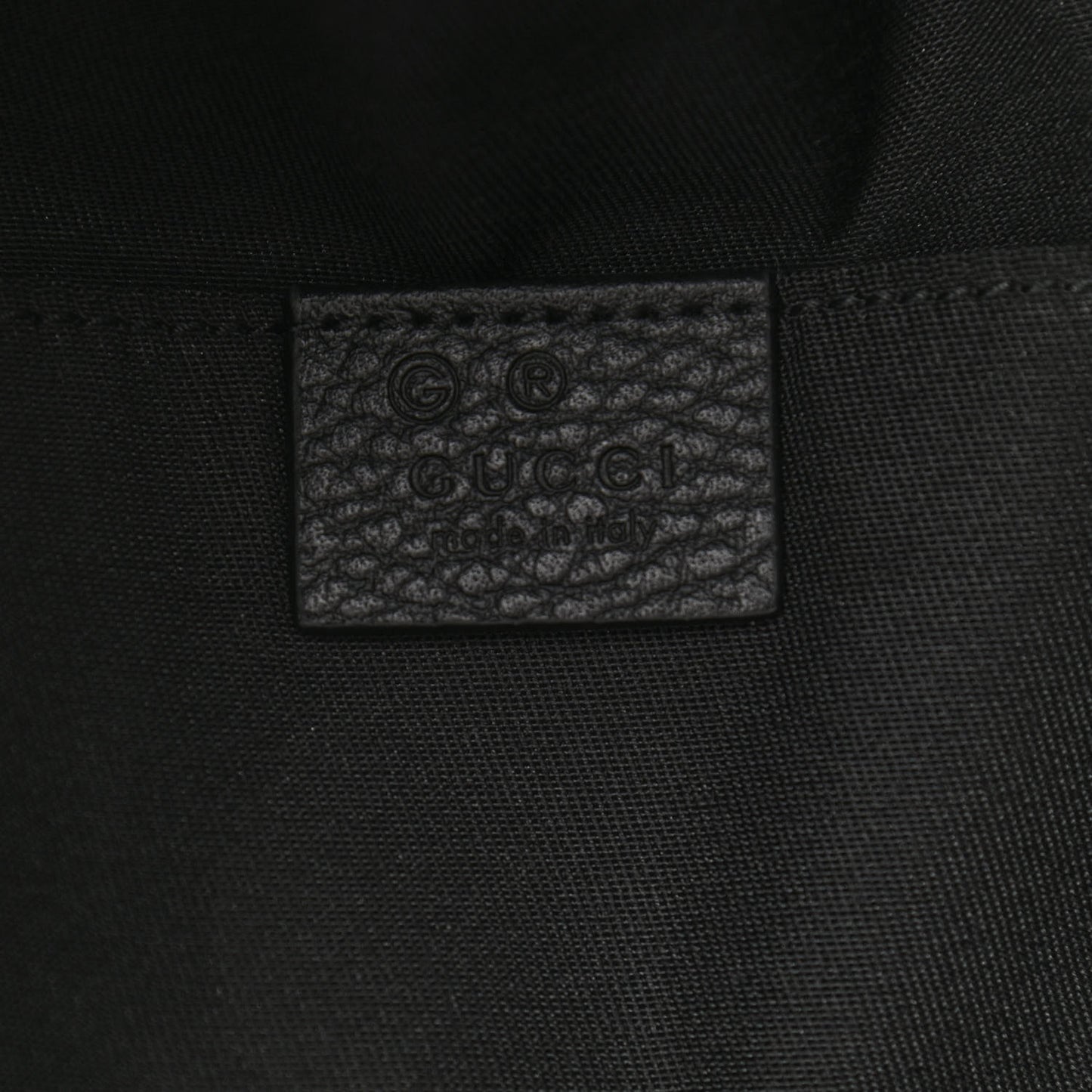 Nylon Monogram Fanny Pack Belt Bag Black