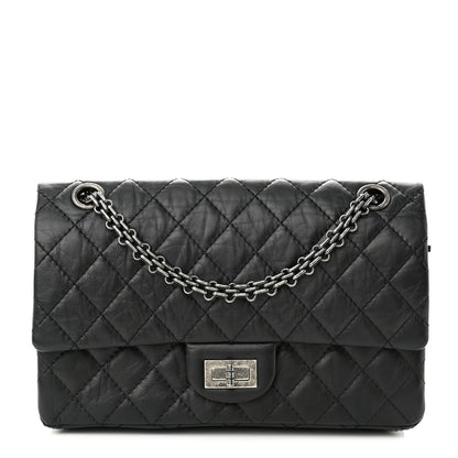 Chanel Aged Calfskin Quilted 2.55 Reissue 225 Flap Black 1 of 11
