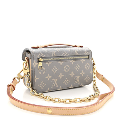 Louis Vuitton Monogram Pochette Metis East West Trianon Gray 3 of 12