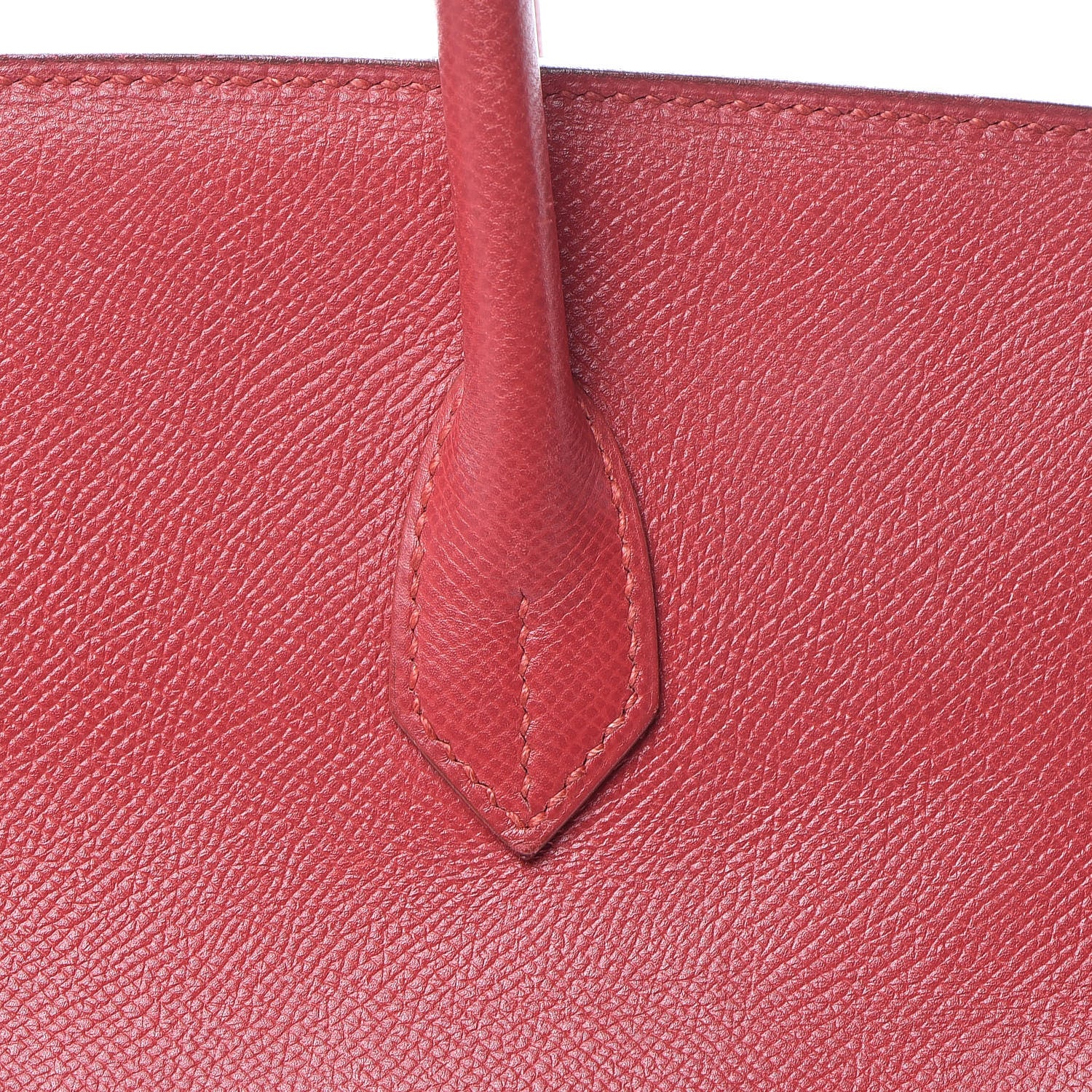 Hermes Courchevel Birkin 40 Rouge 28 of 46