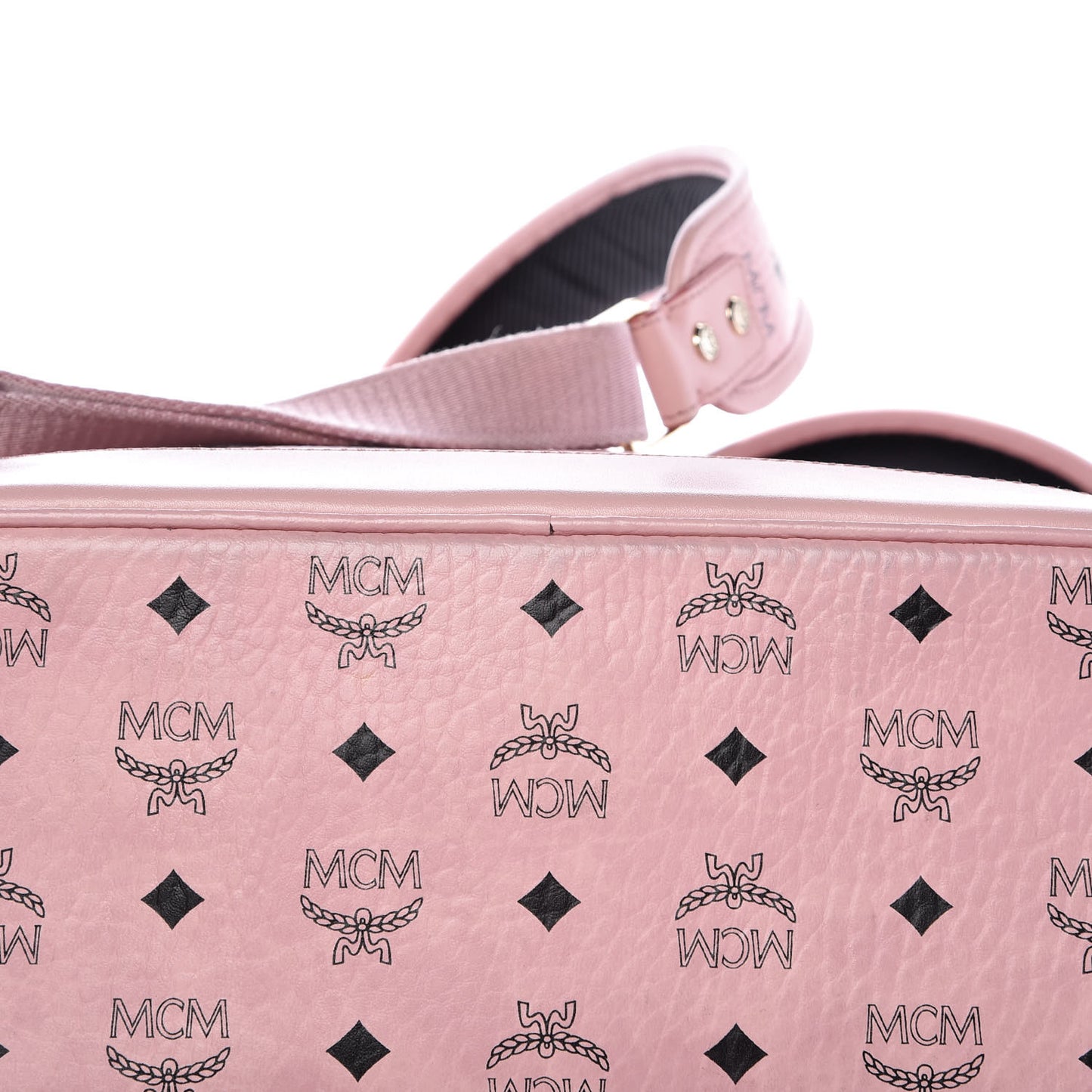 Visetos Medium Side Studs Stark Backpack Pink