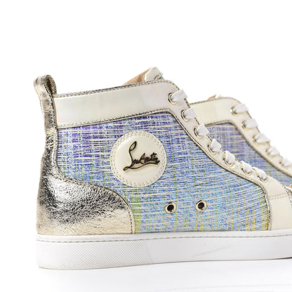 Christian Louboutin Suede Unicorn Womens Louis Spikes Flat Sneakers 39 Multi 11 of 11