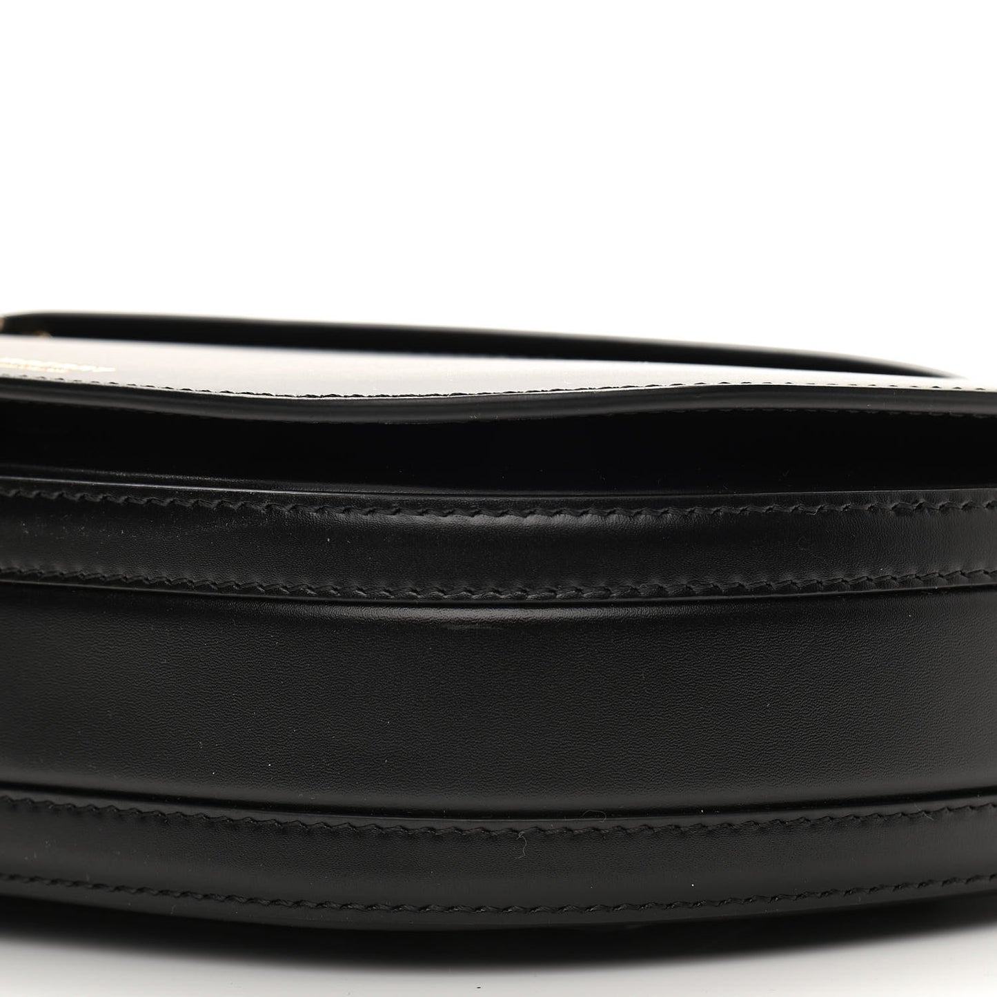 Calfskin Small Olympia Shoulder Bag Black