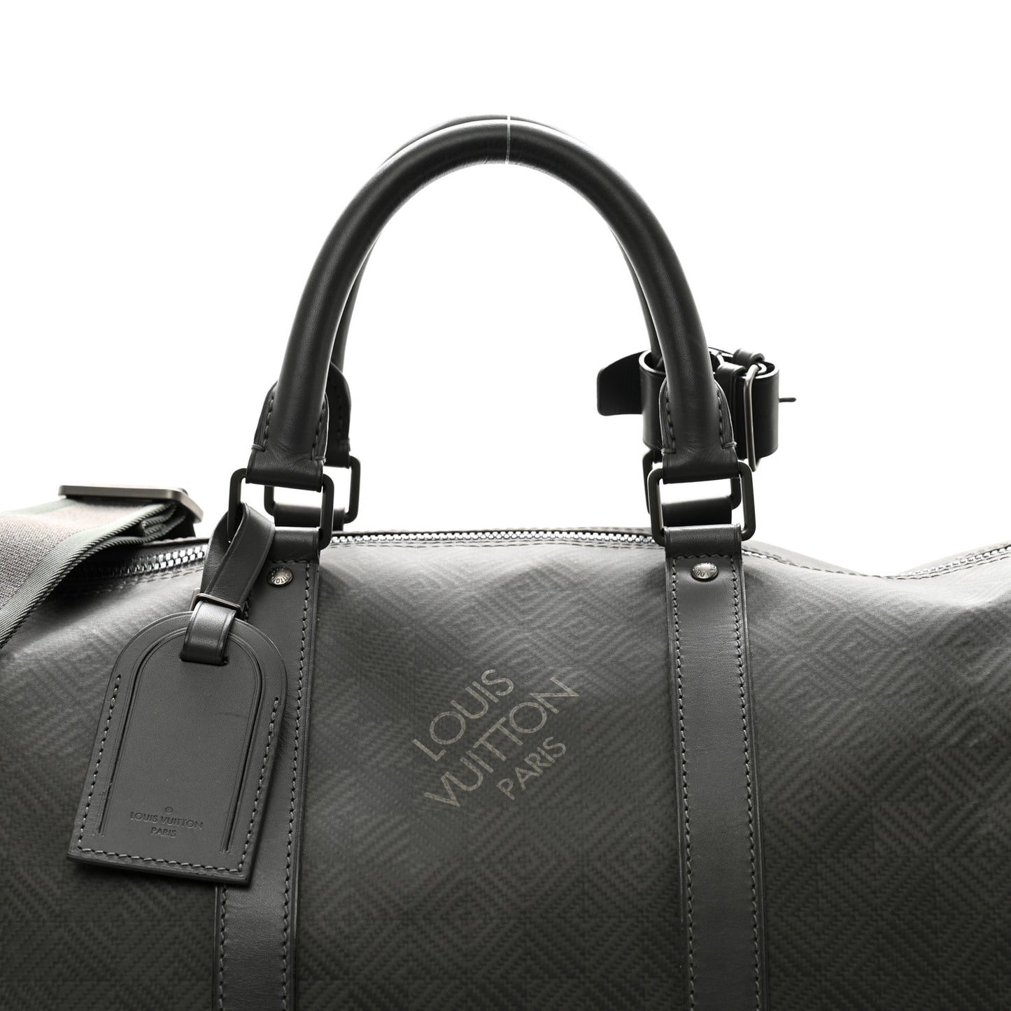 Damier Carbone Keepall Bandouliere 55