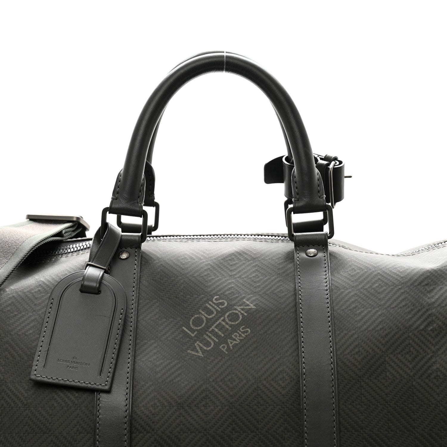 Louis Vuitton Damier Carbone Keepall Bandouliere 55 7 of 14