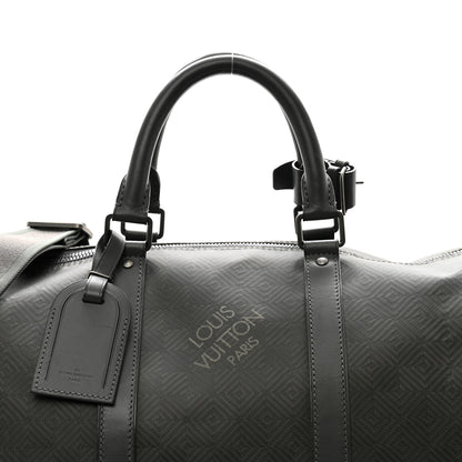 Louis Vuitton Damier Carbone Keepall Bandouliere 55 7 of 14