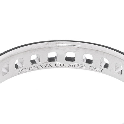 Tiffany 18K White Gold Narrow T True Band Ring 58 8.25 4 of 4
