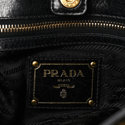 Prada Vitello Shine Tote Black 6 of 15