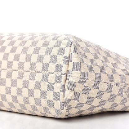 Louis Vuitton Damier Azur Graceful MM Rose Ballerine 7 of 10