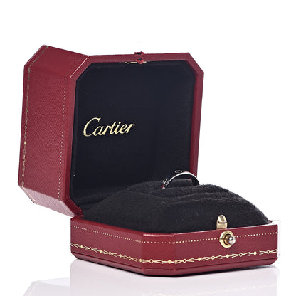 Cartier 18K White Gold 3.5mm LOVE Wedding Band Ring 49 5 5 of 5