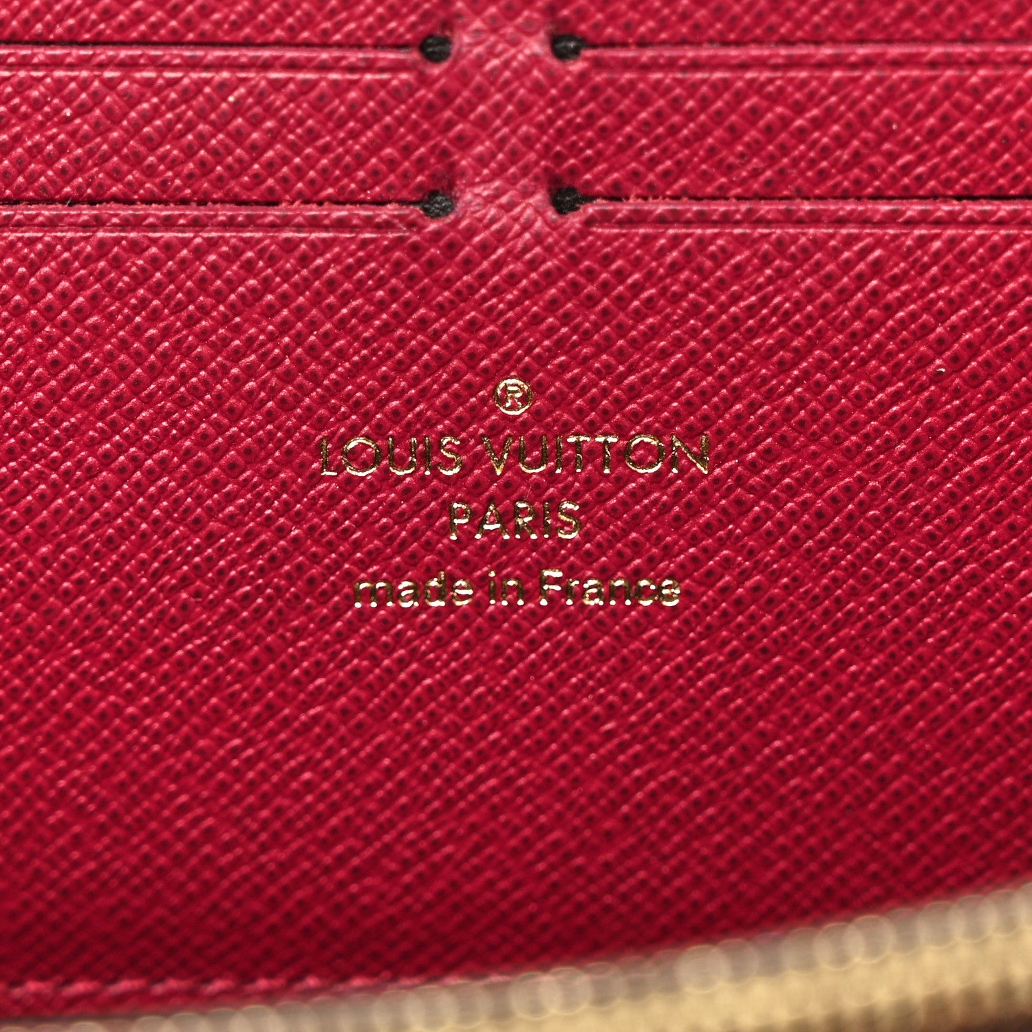 Louis Vuitton Monogram Clemence Wallet Fuchsia 6 of 7