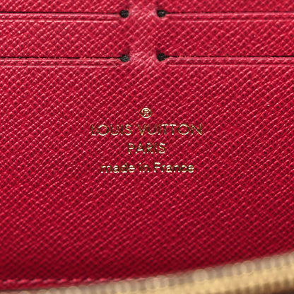 Louis Vuitton Monogram Clemence Wallet Fuchsia 6 of 7