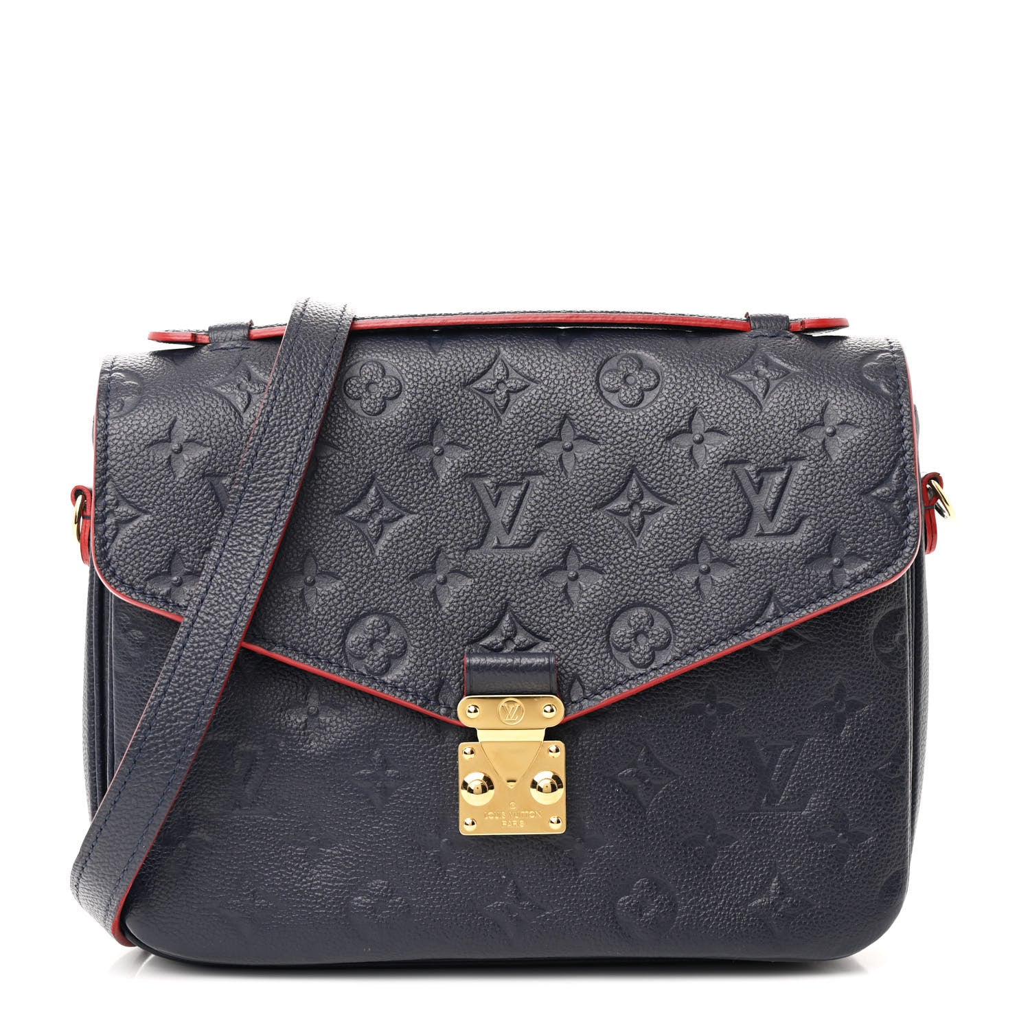 Louis Vuitton Empreinte Pochette Metis Marine Rouge 1 of 12