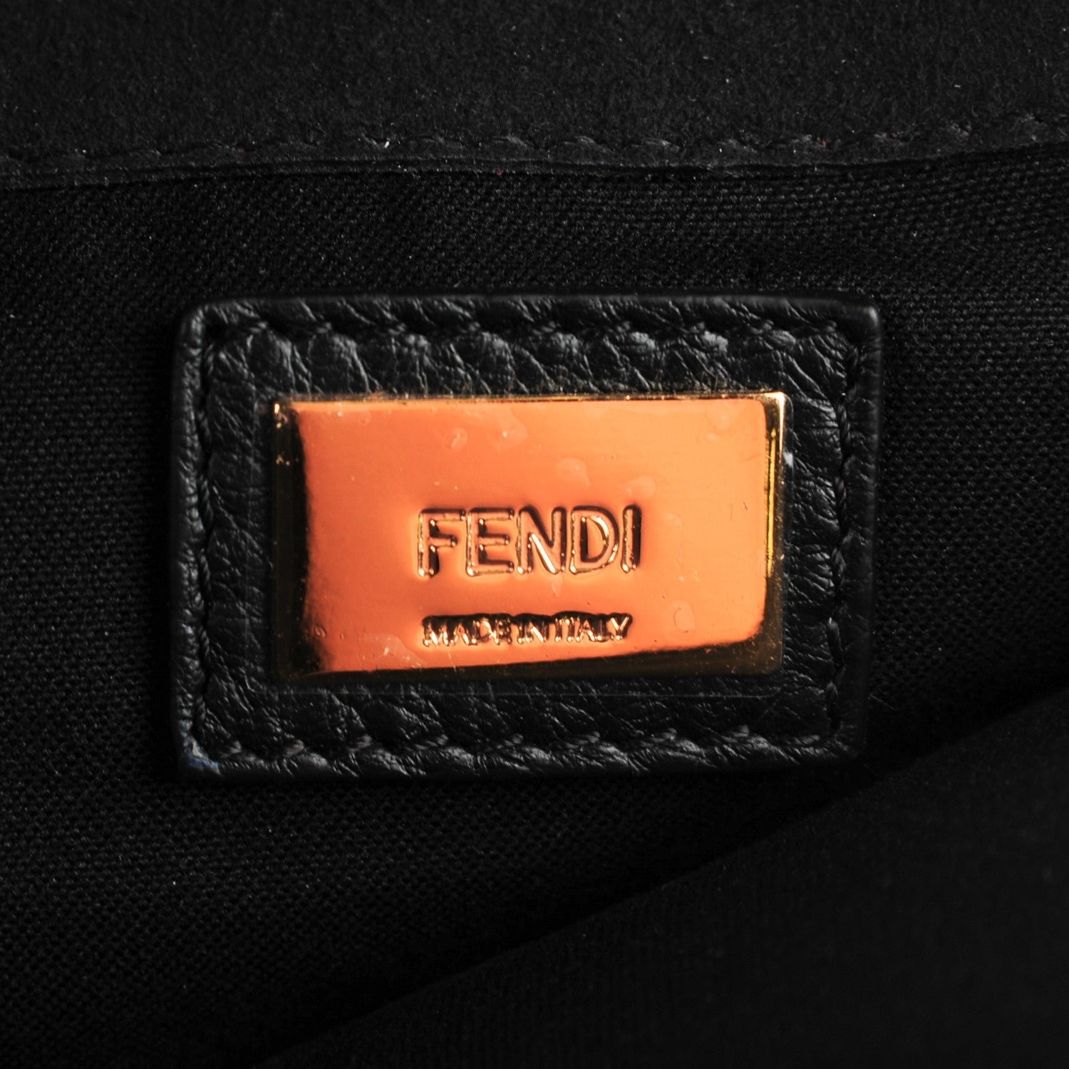 Fendi Vitello Dolce Bi-Color 3Baguette Shoulder Bag Black White 6 of 9