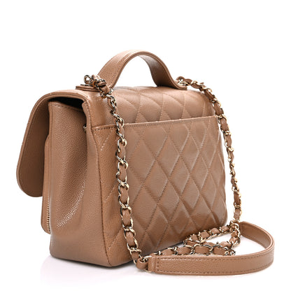 Chanel Caviar Quilted Medium Business Affinity Flap Beige 3 of 11