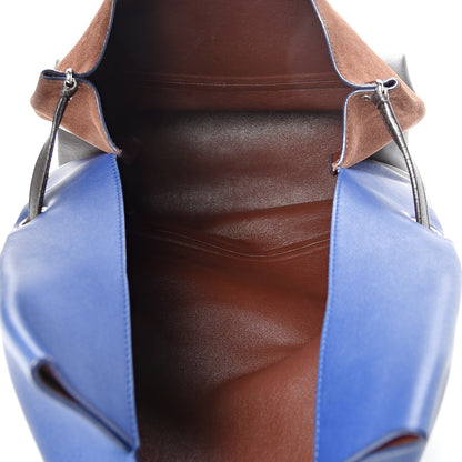 Celine Calfskin Suede All Soft Shoulder Bag Indigo 4 of 16