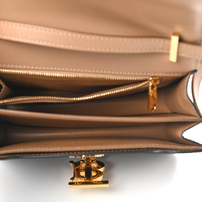 Burberry Calfskin Small TB Envelope Clutch Bag Malt Brown 5 of 10