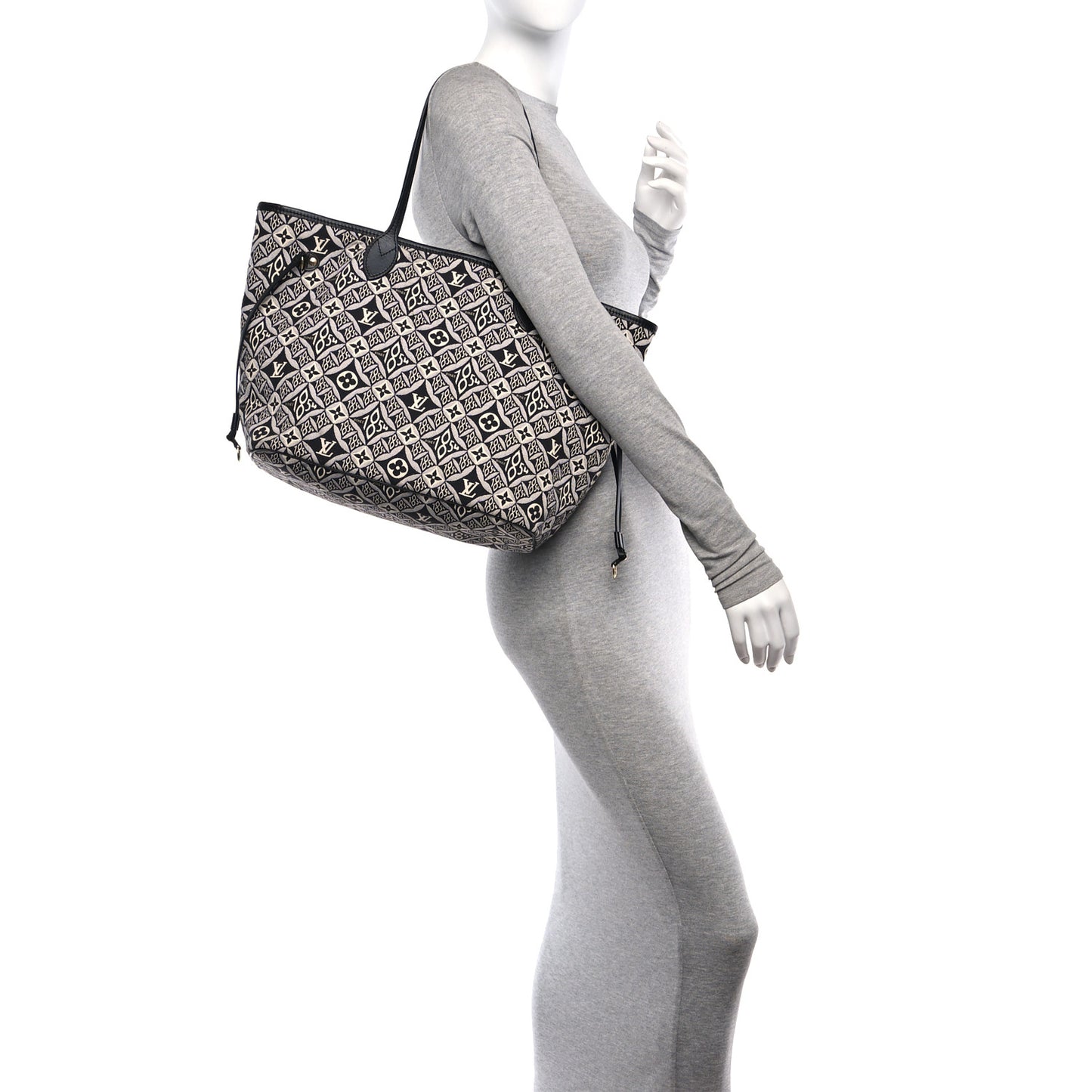 Jacquard Since 1854 Neverfull MM  Grey