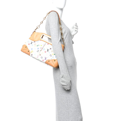 Louis Vuitton Monogram Multicolor Judy MM White 2 of 14