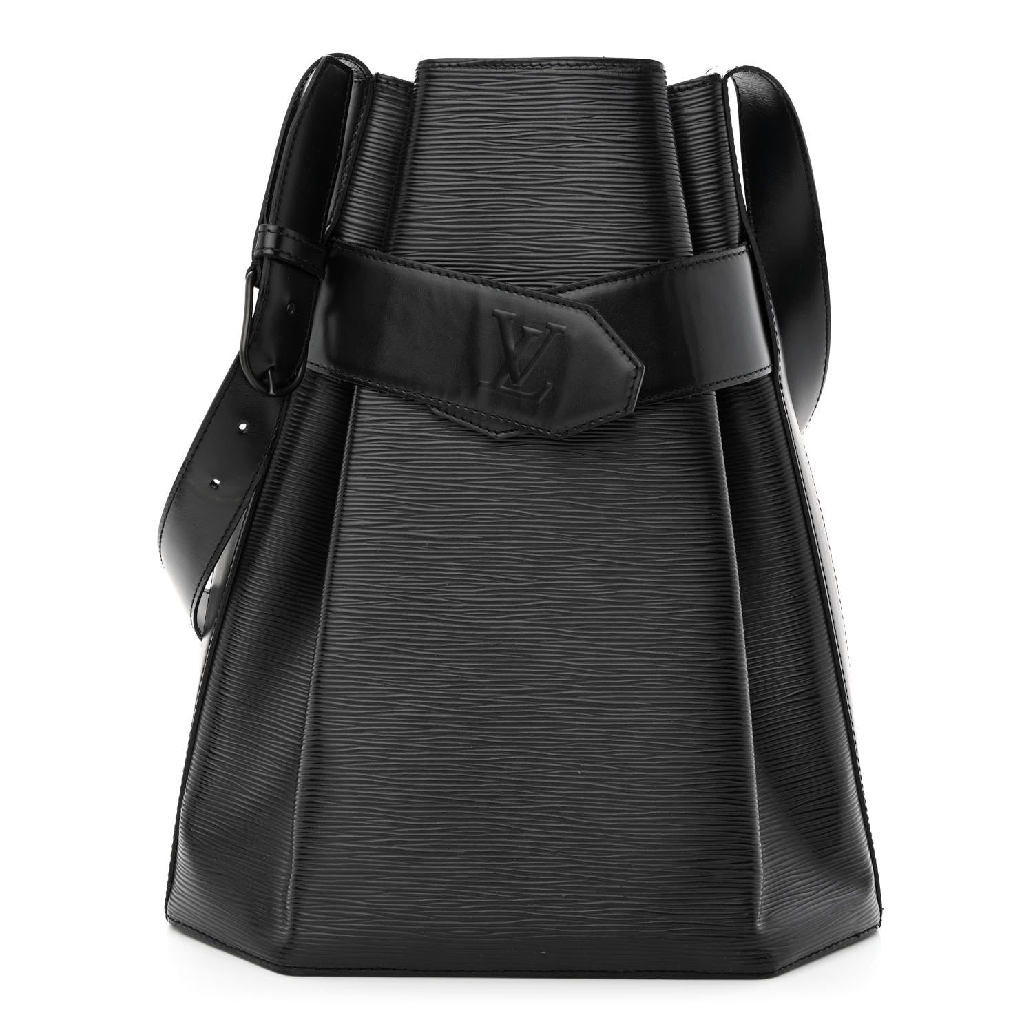 Louis Vuitton Epi Sac D'Epaule GM Black 3 of 14