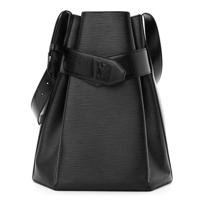 Louis Vuitton Epi Sac D'Epaule GM Black 3 of 14