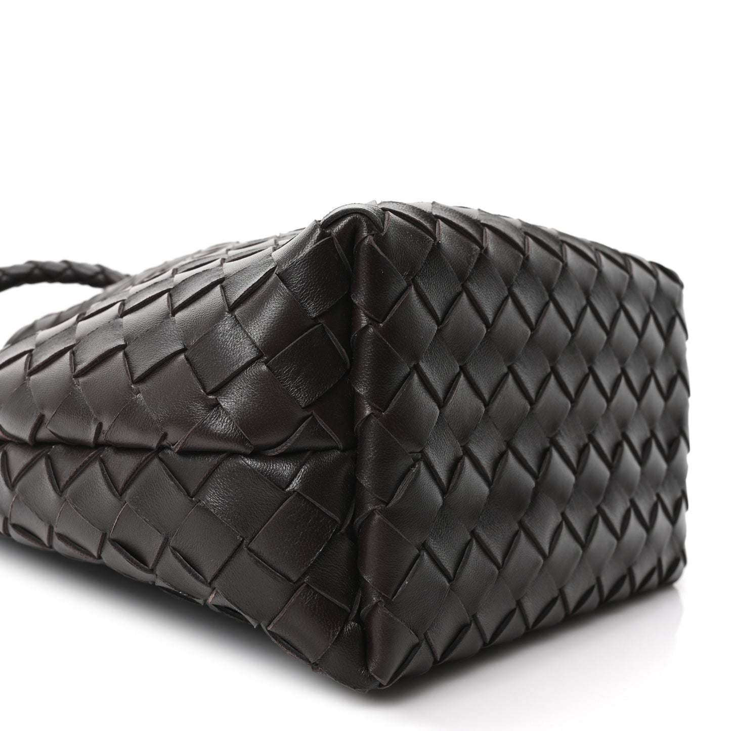 Nappa Intrecciato Small Andiamo Bucket Bag Fondant