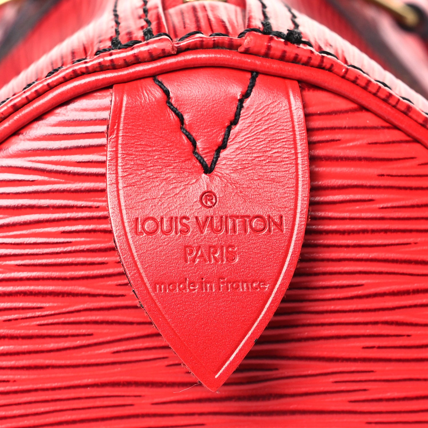 Louis Vuitton Epi Speedy 30 Castillan Red 6 of 8
