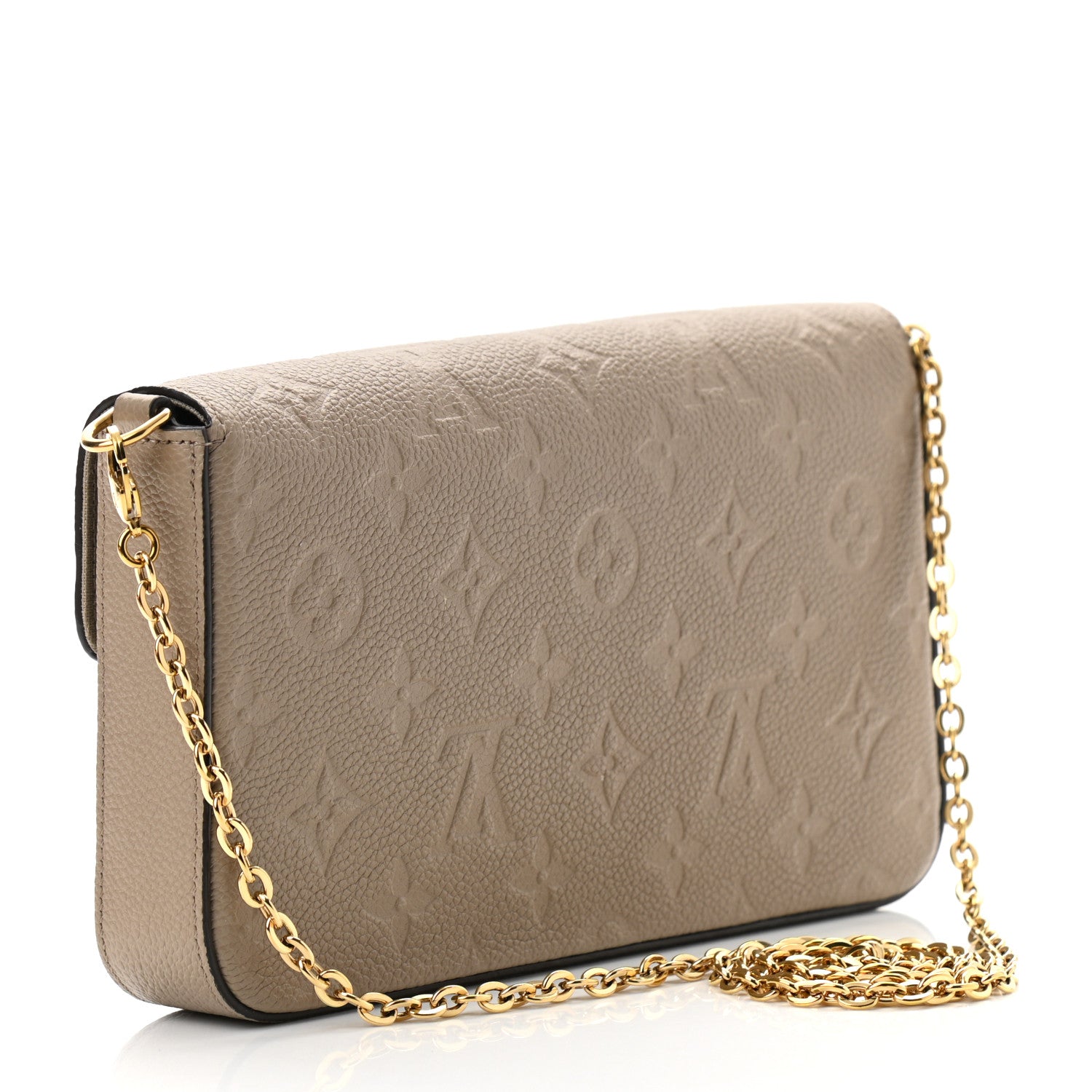 Louis Vuitton Empreinte Pochette Felicie Chain Wallet Tourterelle 4 of 11