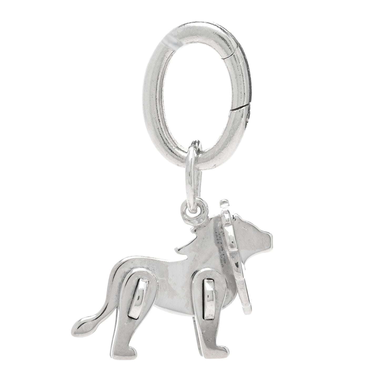 Sterling Silver Save the Wild Lion Charm